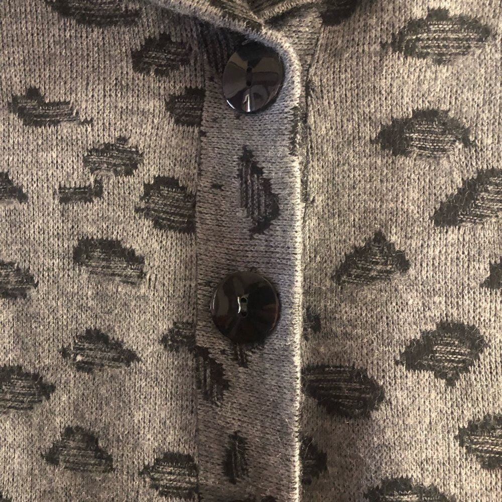 Andrea Lieu Collection Leopard Print Ruffle Colla… - image 2